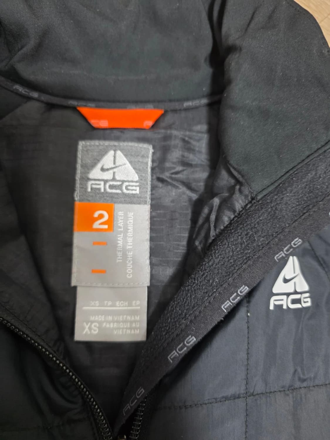 나이키 ACG 여성 경량패딩 자켓 블랙 XS 상품이미지2