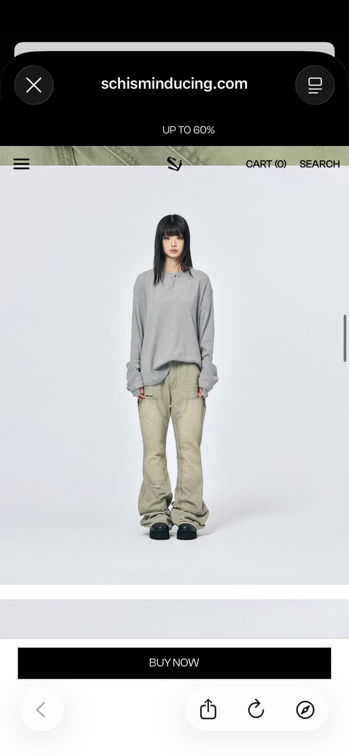 (L) 스키즘인듀싱 부츠컷 데님 상품이미지5