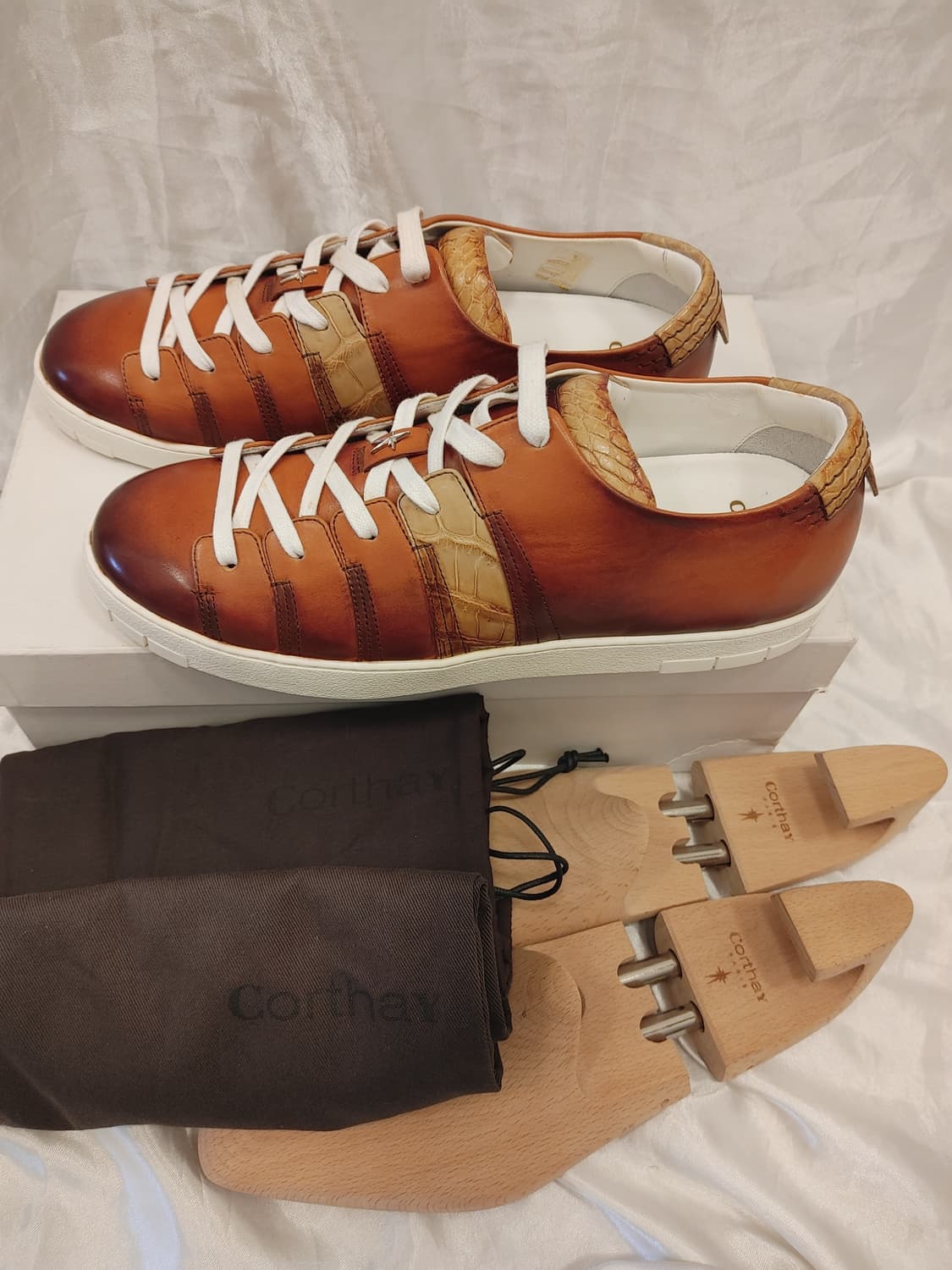 Corthay 꼬르떼 크로크다일 90s 스니커즈 상품이미지5