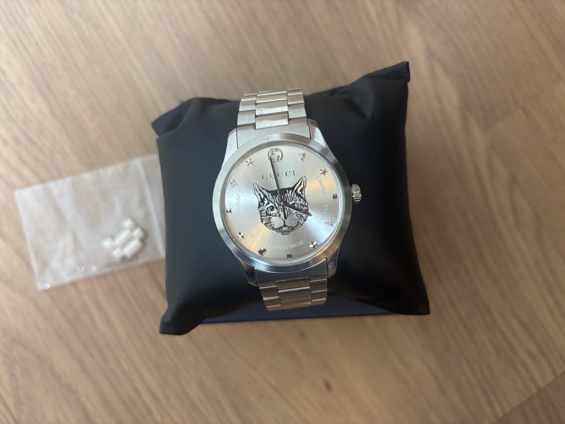 구찌 타임리스 고양이 시계 남여공용 38mm 상품이미지2