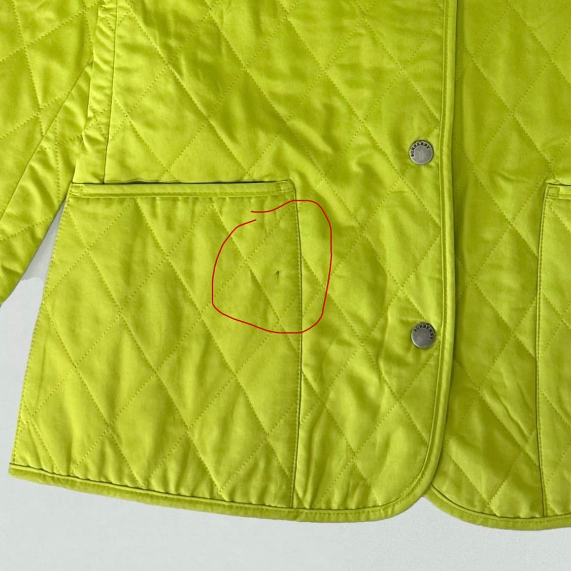 버버리 영국판 체크 퀼팅 자켓 상품이미지3