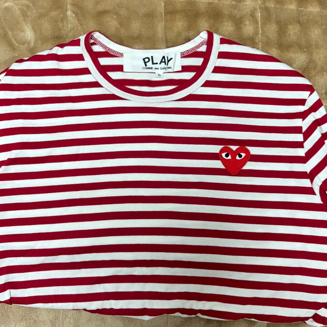 꼼데가르송 레드 롱슬리브 s 상품이미지2