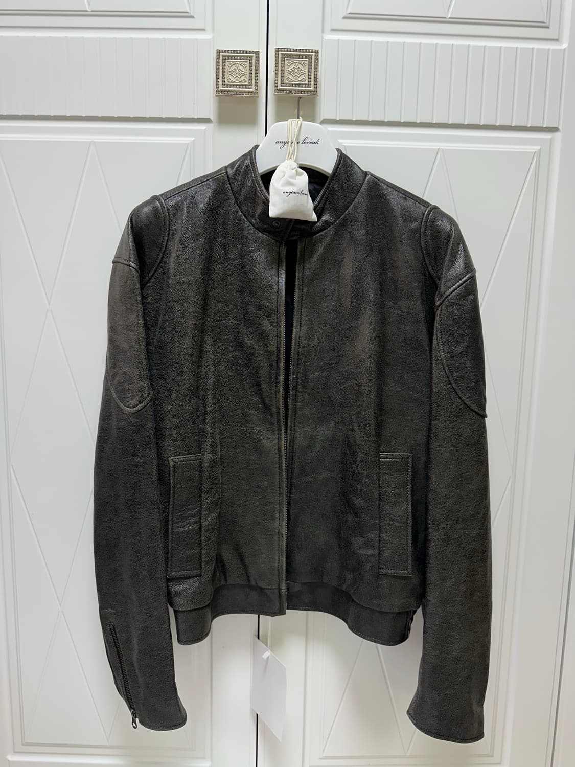 애니타임로릭 SAGE BIKER 가죽자켓 상품이미지4