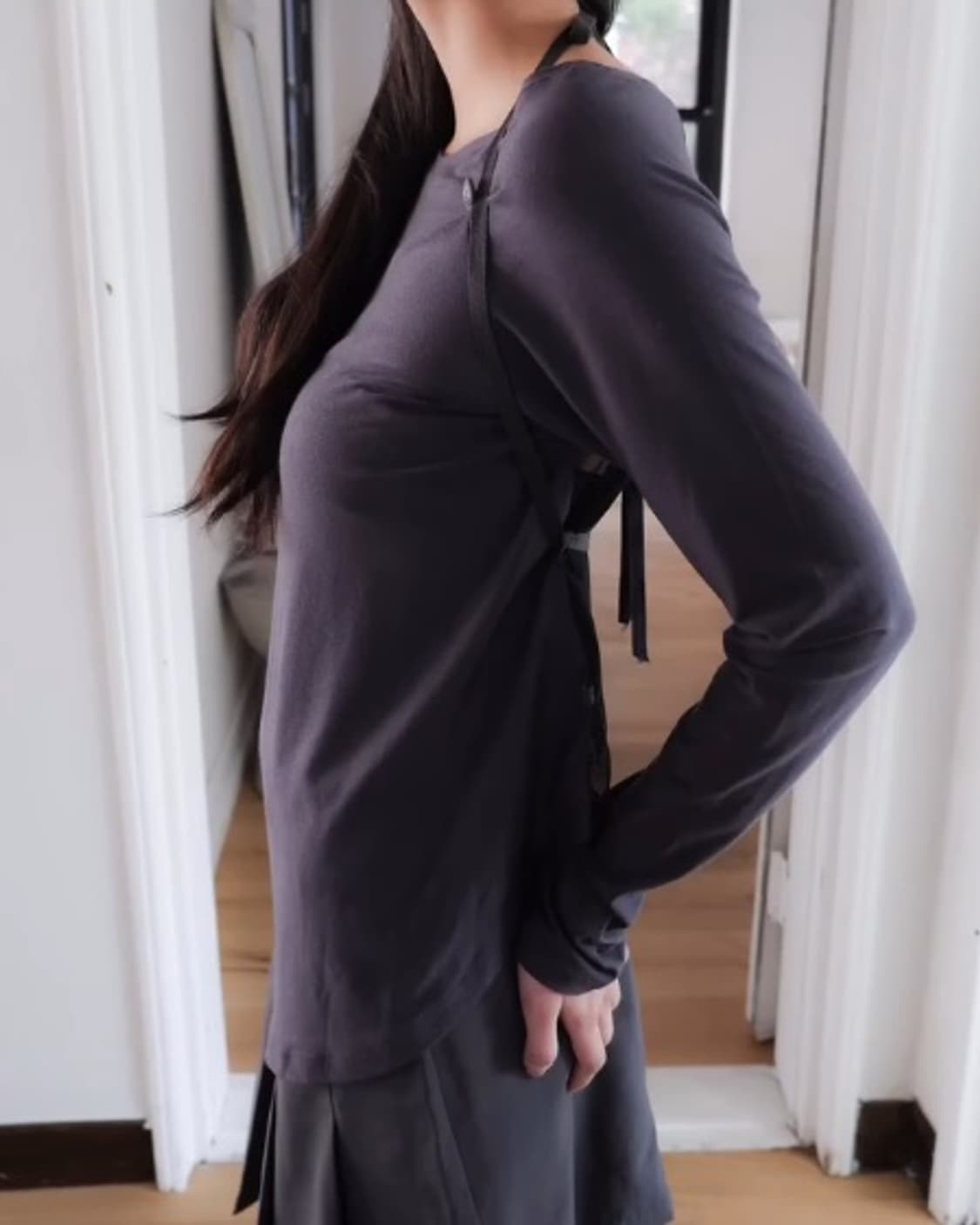 비센사이 구 비삼샵 corset mesh sleeve 상품이미지2