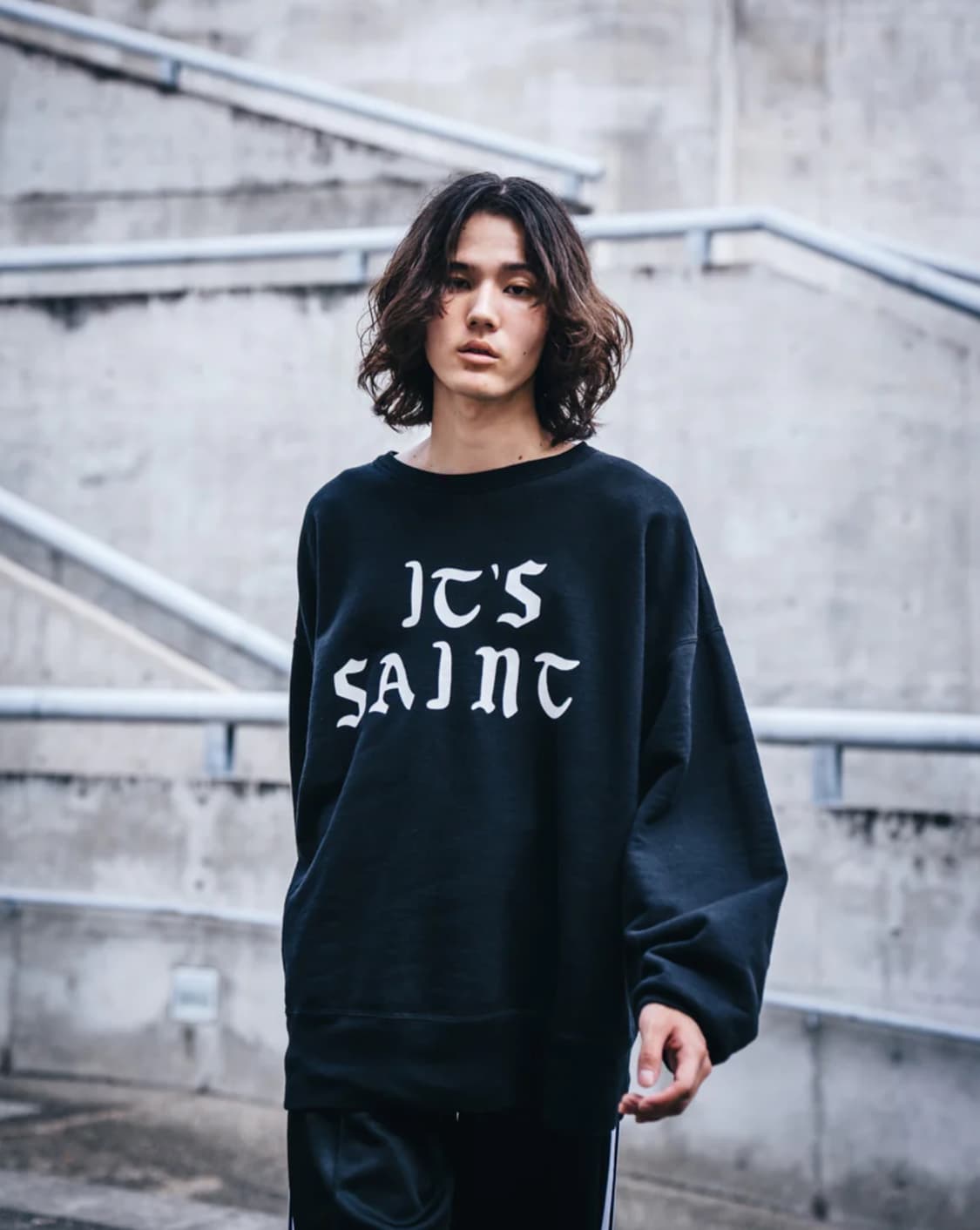 세인트미카엘 잇츠 세인트 스웨트 상하의 셋업 상의XXL 하의L 상품이미지3