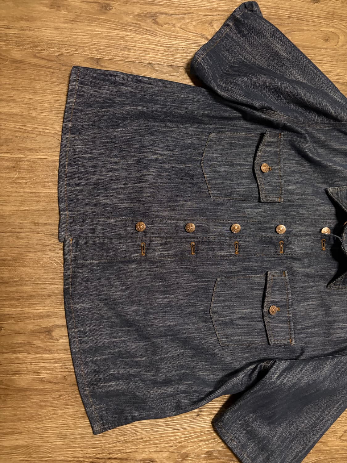 노이스 noice 데님 반팔 자켓 denim half jacket 상품이미지3