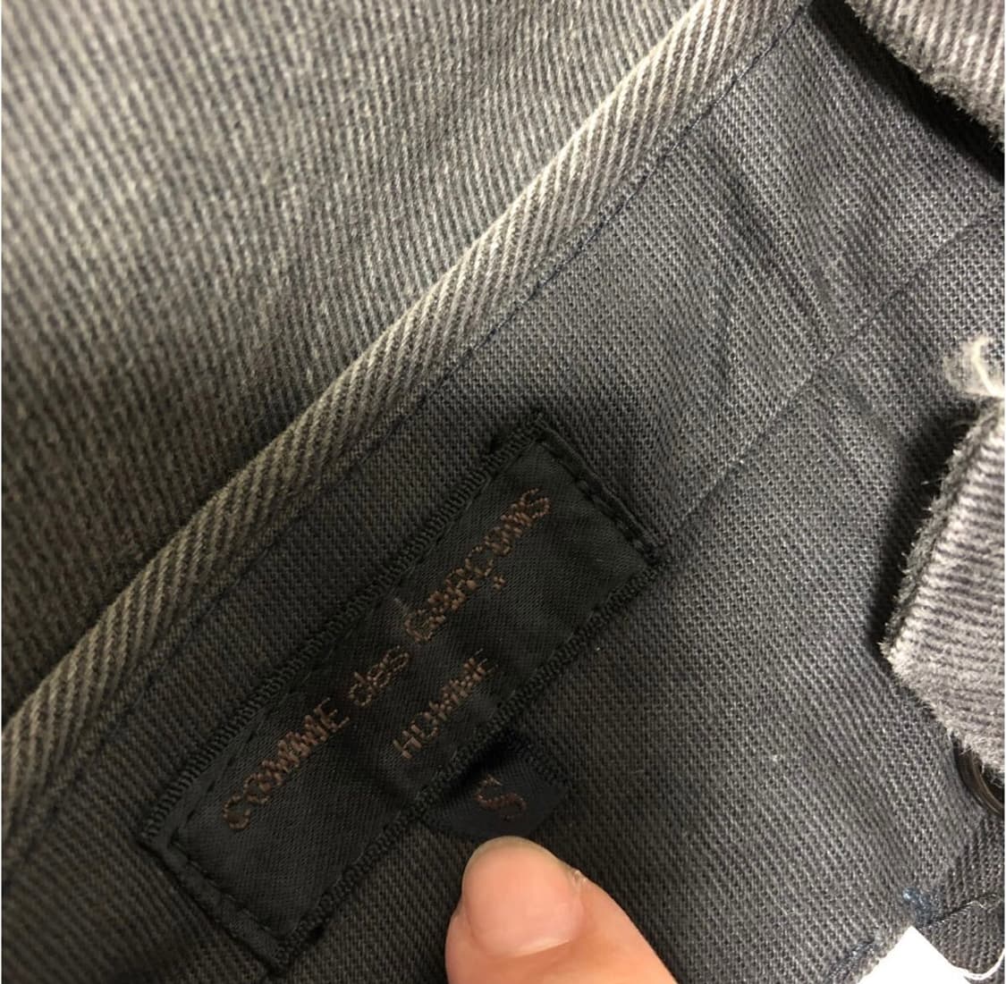 꼼데가르송 옴므 빈티지 워싱 3턱 팬츠 상품이미지4