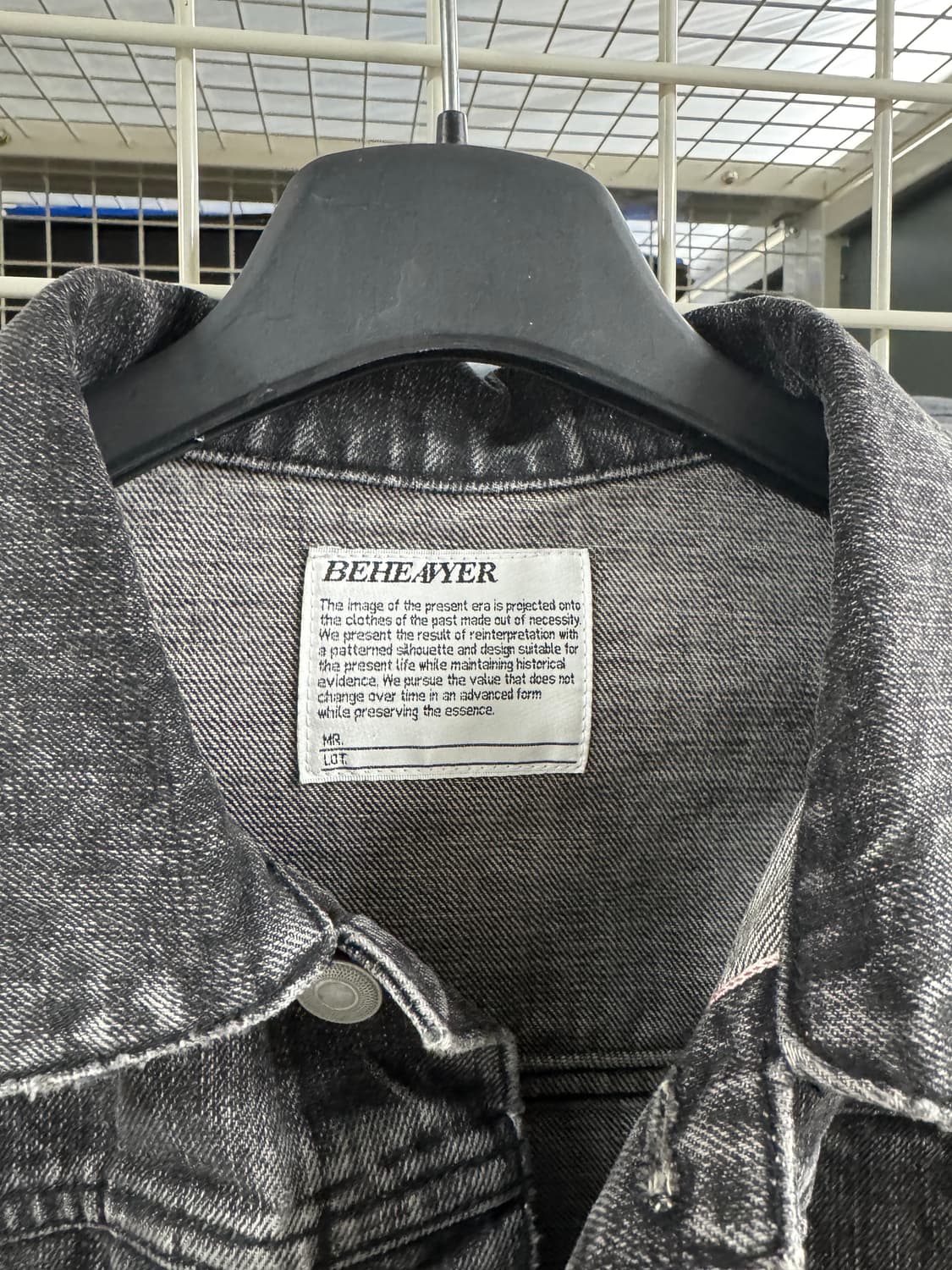 [3]비헤비어 TYPE-1 데님자켓 상품이미지2