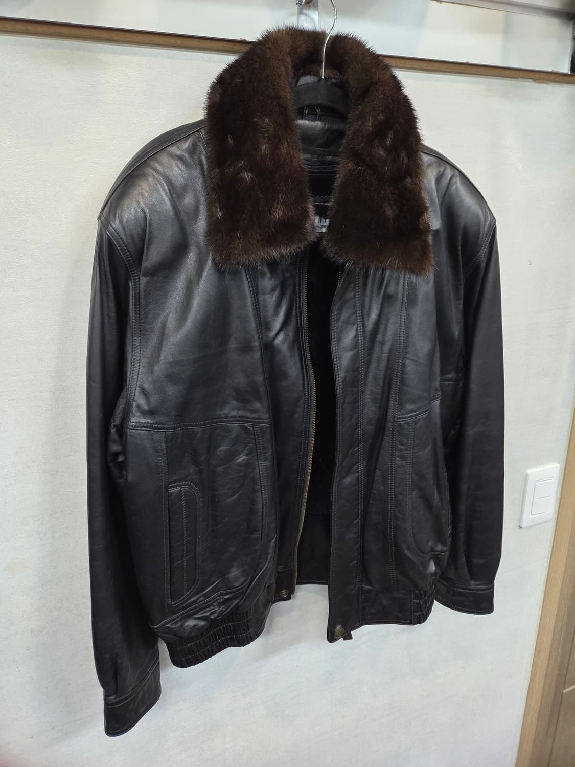 빈티지 현대모피 세븐폭스 퍼 양가죽 자켓 여성 xl 남성 m 상품이미지6