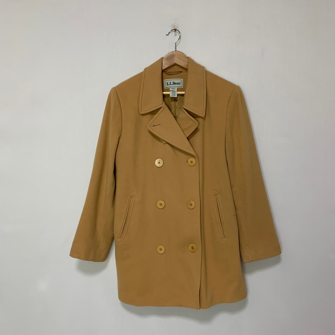 L.L.Bean 엘엘빈 카멜 더블 코트 빈티지 여성 상품이미지1