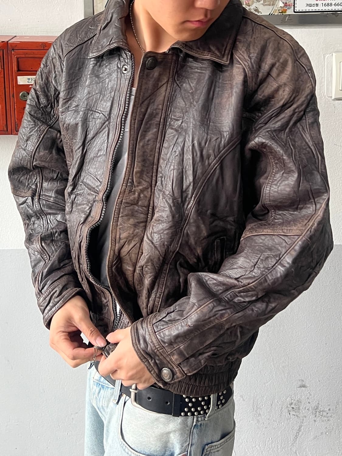 PELLE SPORTS 레더 자켓 상품이미지4