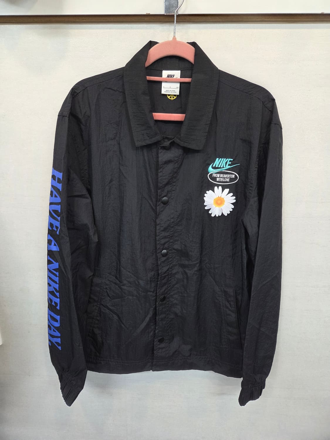 나이키 hbr 언라인드 우븐 코치자켓 s 상품이미지1