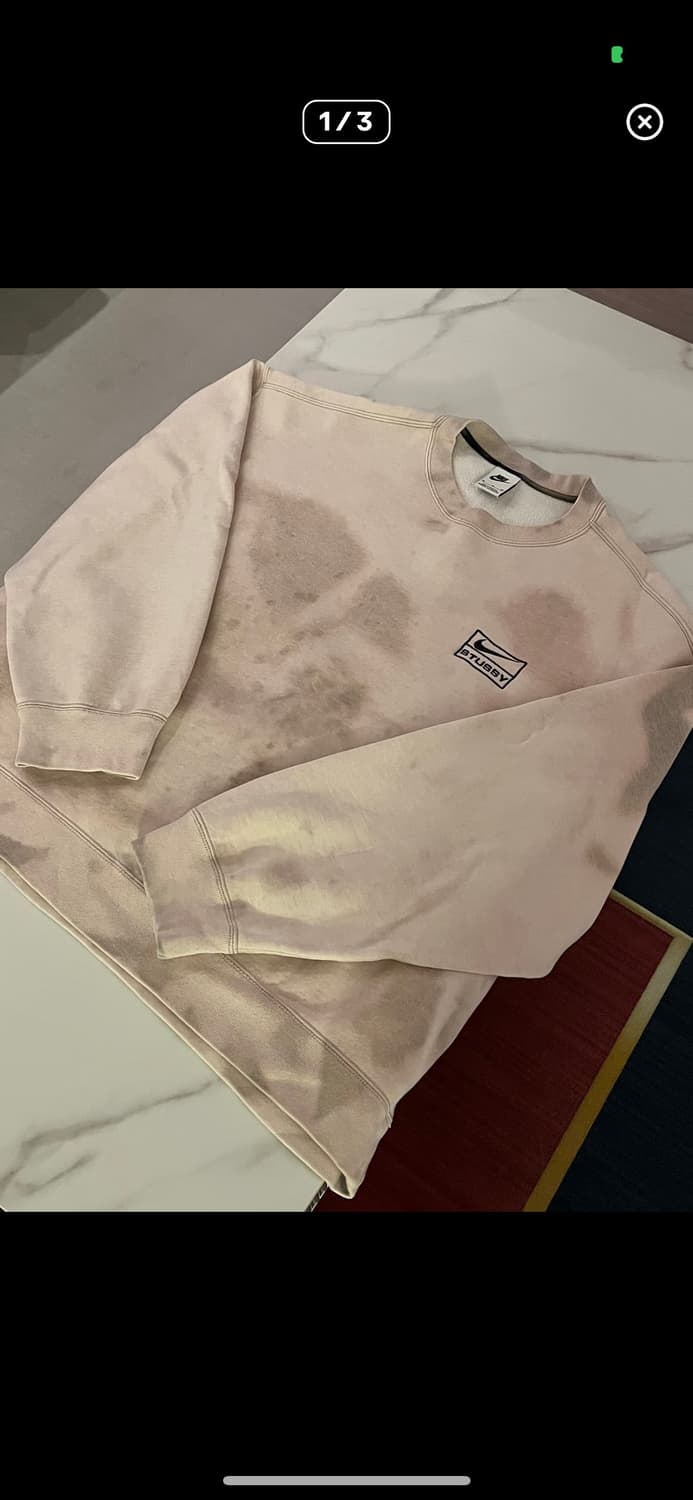 나이키x스투시 타이다이 맨투맨 상품이미지1