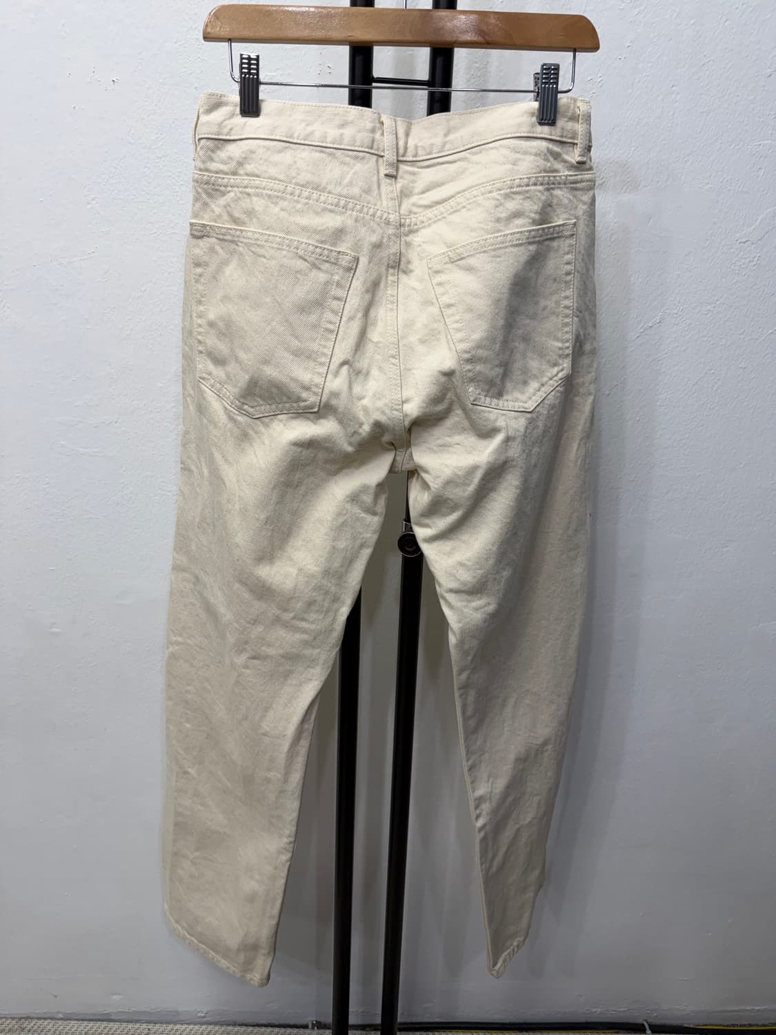 정품) 아르켓 남성 아이보리 데님 팬츠 30-31 상품이미지4