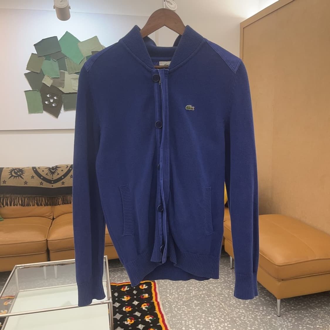 라코스테 캐주얼 클래식 집업 니트 가디건 95 C06723 상품이미지3