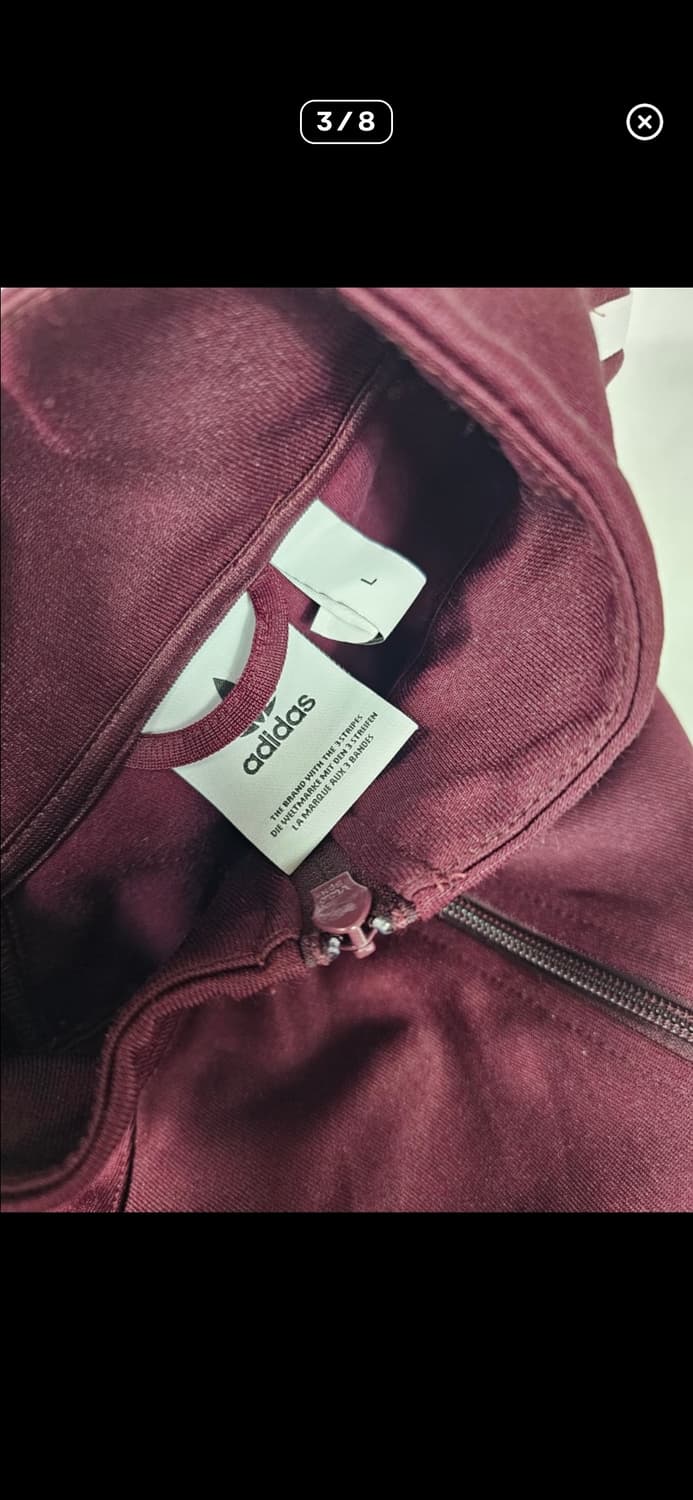 아디다스 져지 버건디 상품이미지3