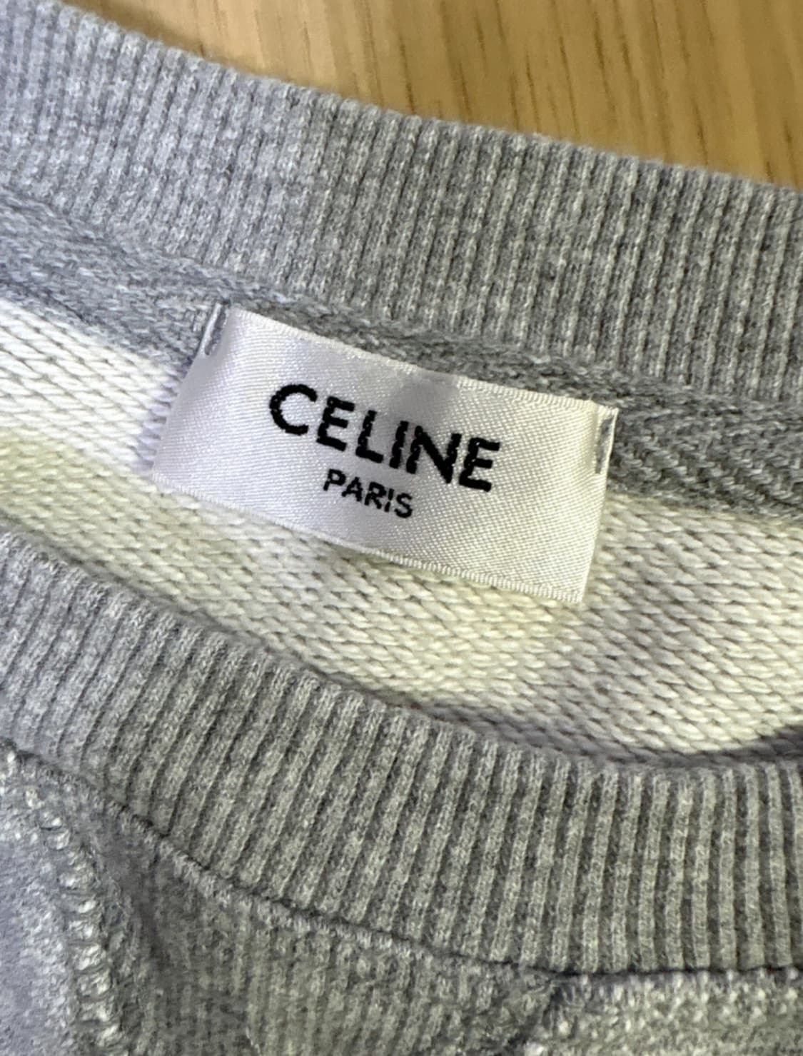 셀린느 파리스 맨투맨 그레이 S 상품이미지3