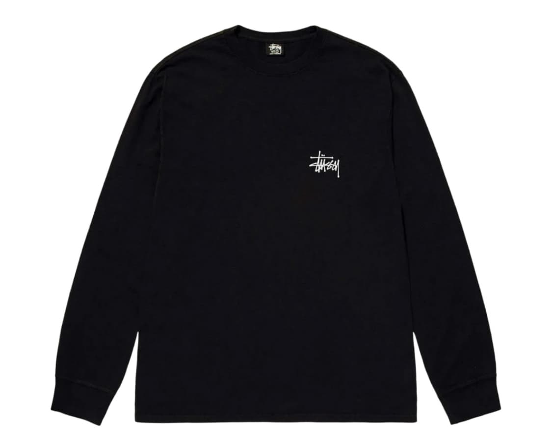 스투시 베이직 롱슬리브 블랙 상품이미지1