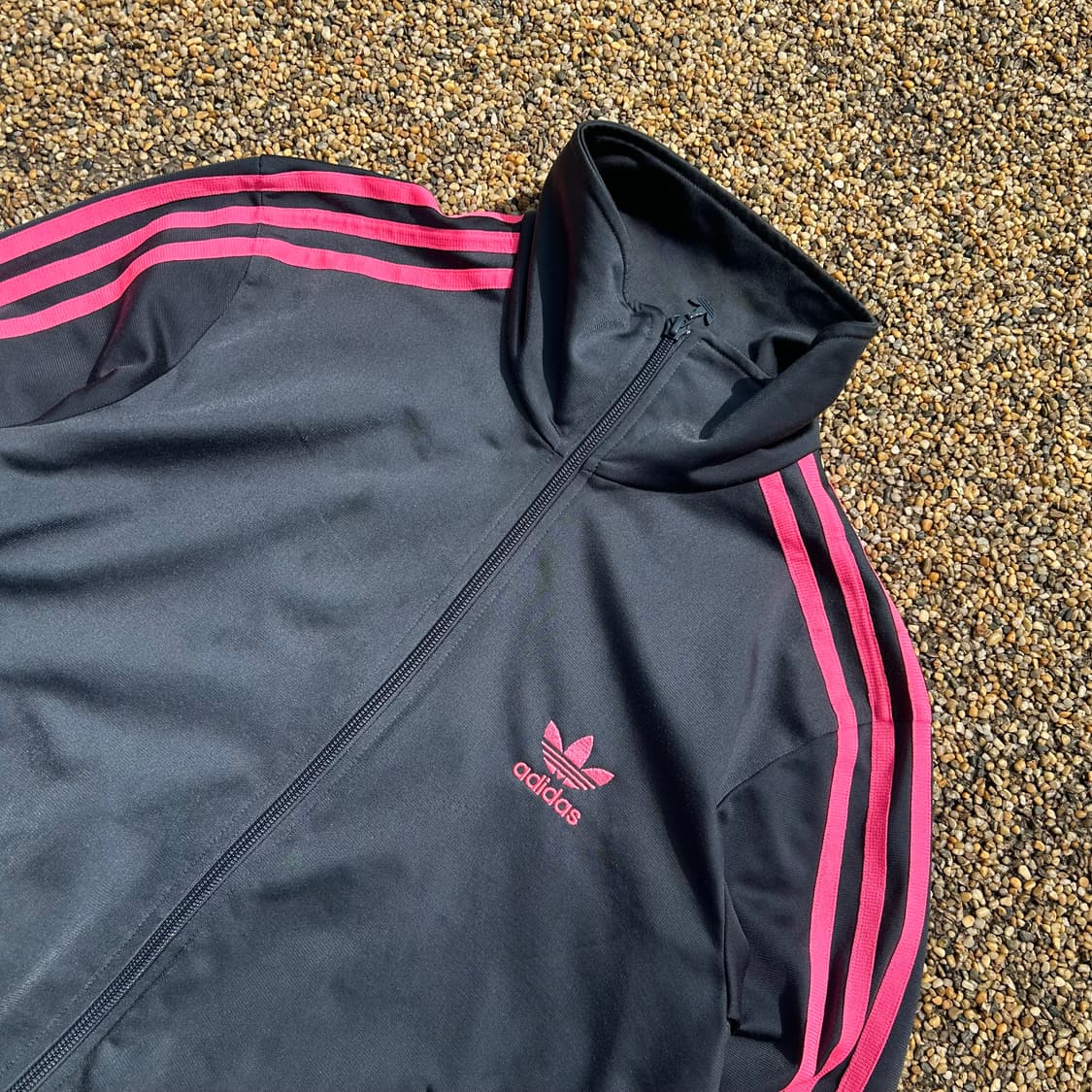 아디다스 (ADIDAS)파이어버드 핑크배선 트랙탑 져지 상품이미지2