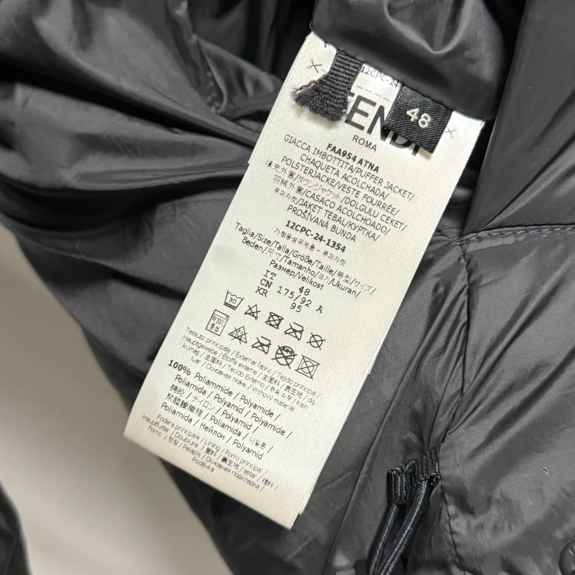 [S+급/48] 펜디 FF로고 모노그램 리버서블 패딩 자켓 상품이미지7