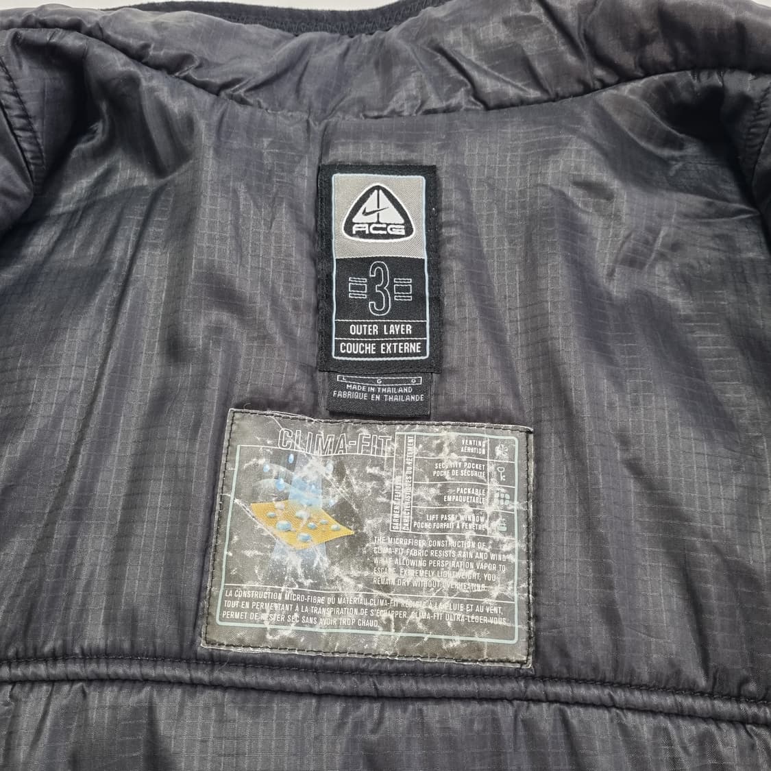 90S NIKE ACG 클리마핏 봄버 자켓 - L 상품이미지10