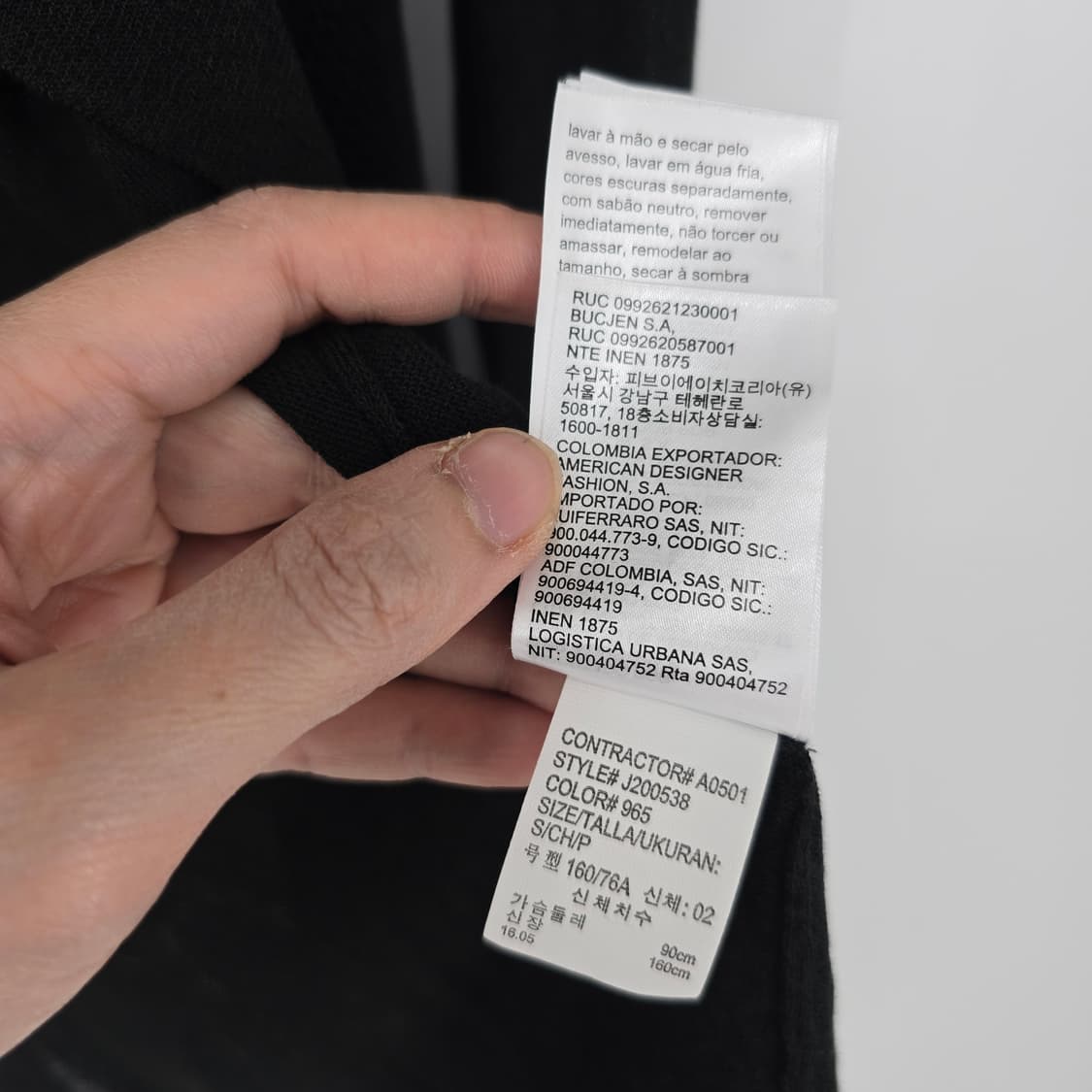 캘빈클라인 y2k 레이어드 블랙 롱 가디건 상품이미지7