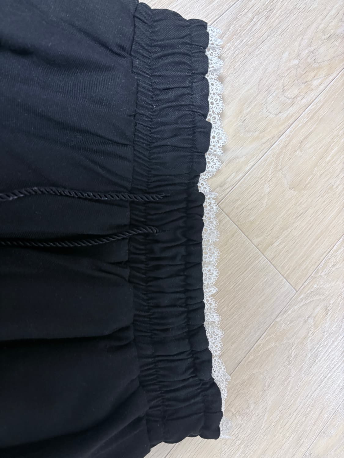 베이비센토르 플레어 스커트 블랙 새상품 상품이미지2