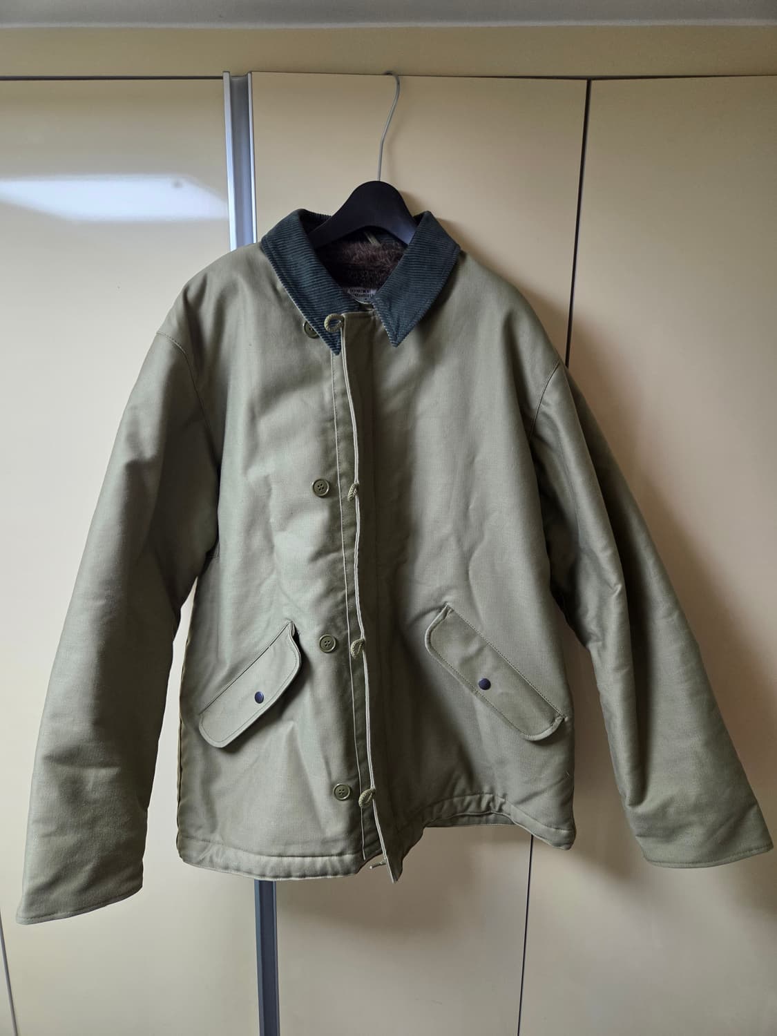 휴스턴 N-1 덱 자켓 코듀로이 카라 별주 모델 44사이즈 (110) 상품이미지1