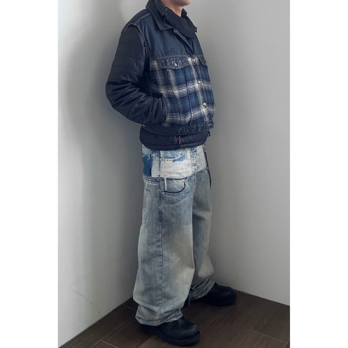 Diesel Checkered Padded Vest 상품이미지3