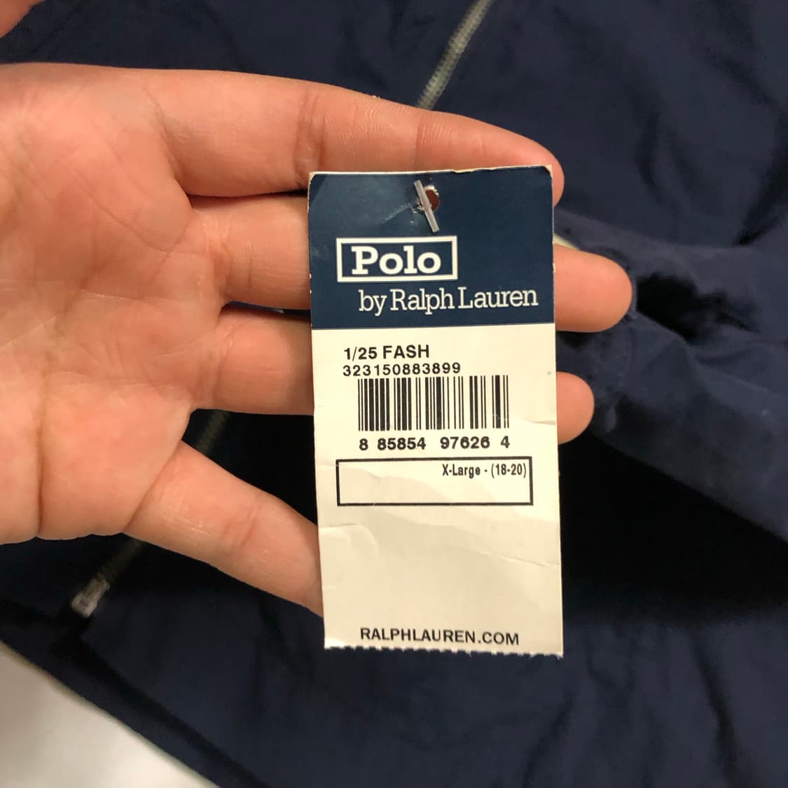 폴로 랄프로렌 빅포니 대장급 네이비 후드자켓 상품이미지3