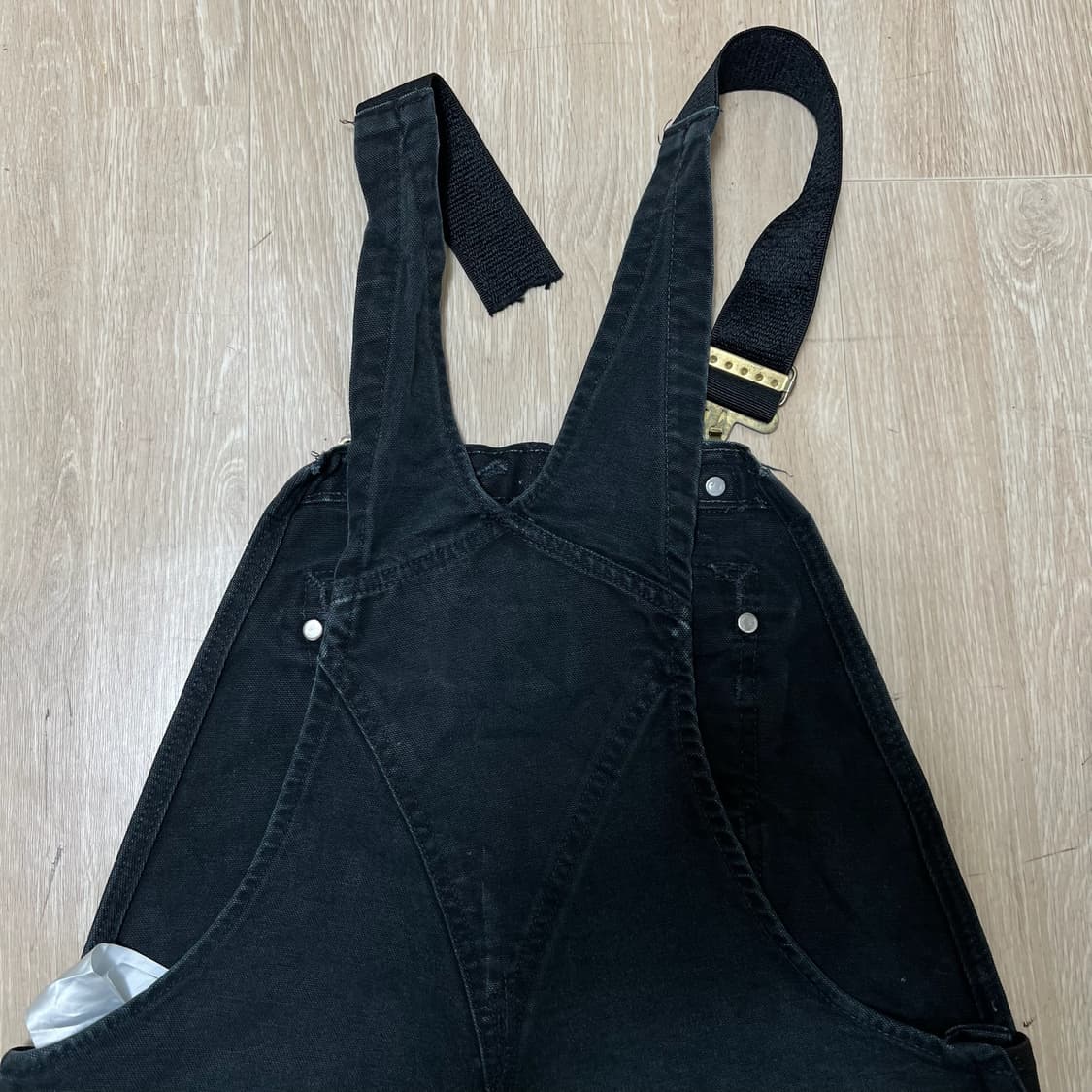 칼하트 WIP 디스트로이드 더블니 카펜터 오버롤 멜빵바지 34/32 상품이미지5