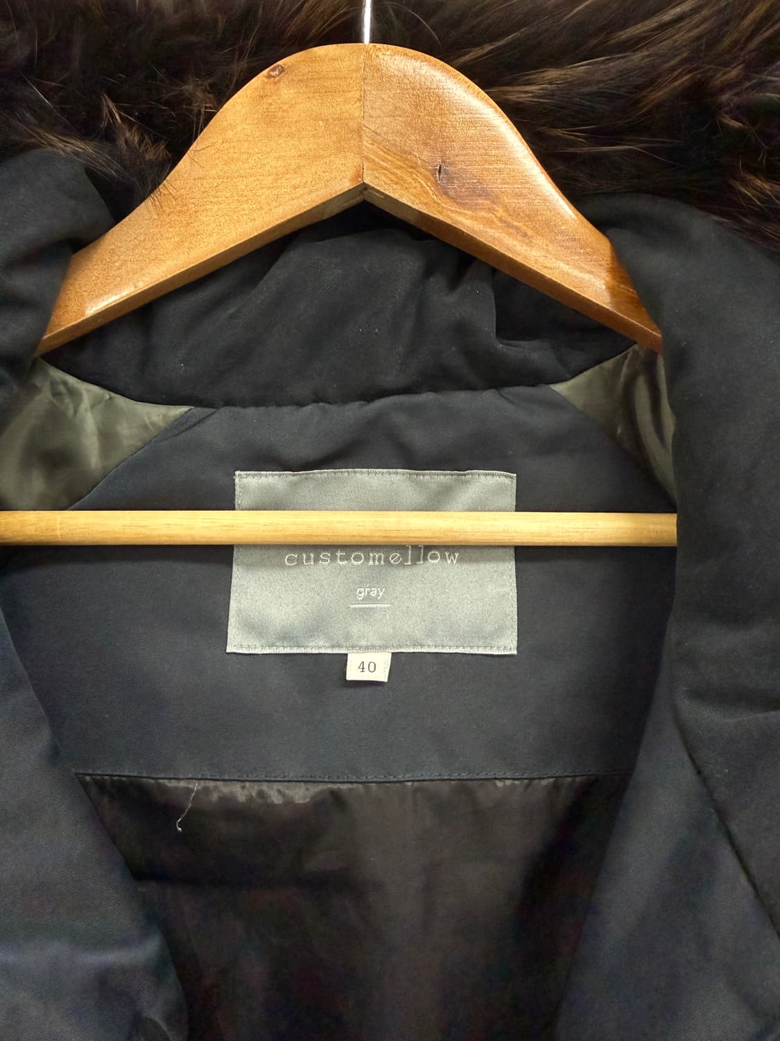 커스텀멜로우 네이비 다운 패딩 코트 상품이미지3