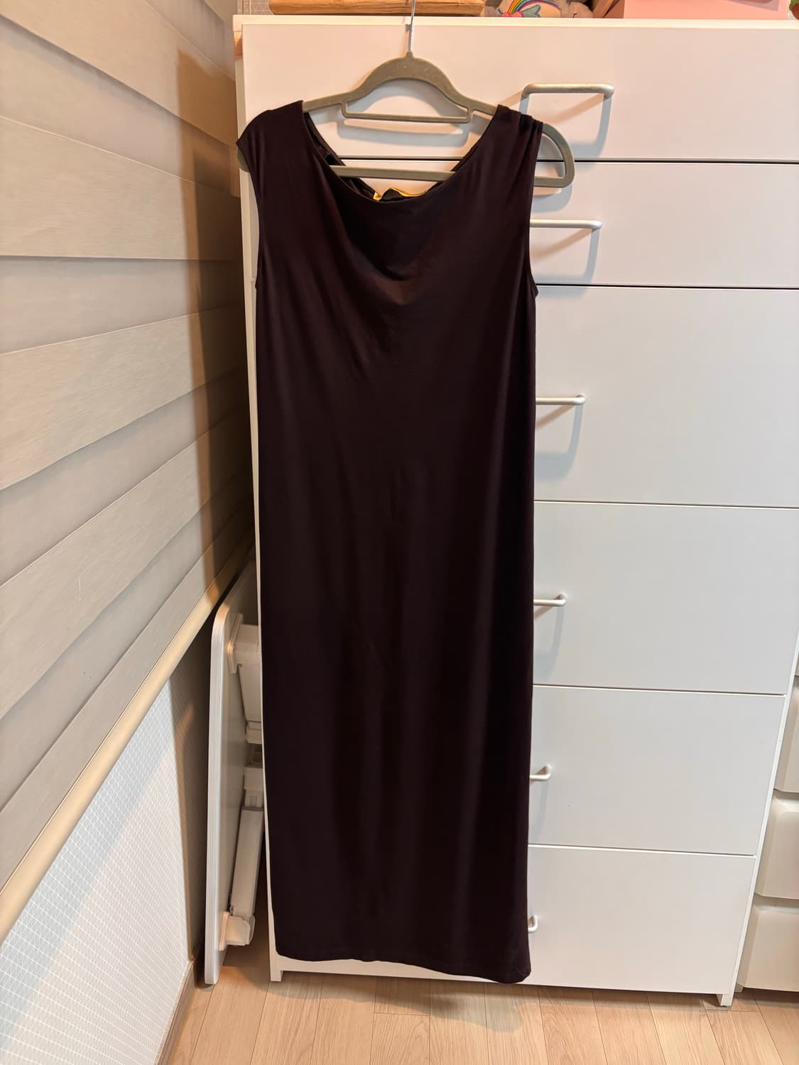 도나카란 DKNY 고급스러운 브라운 원피스 상품이미지2