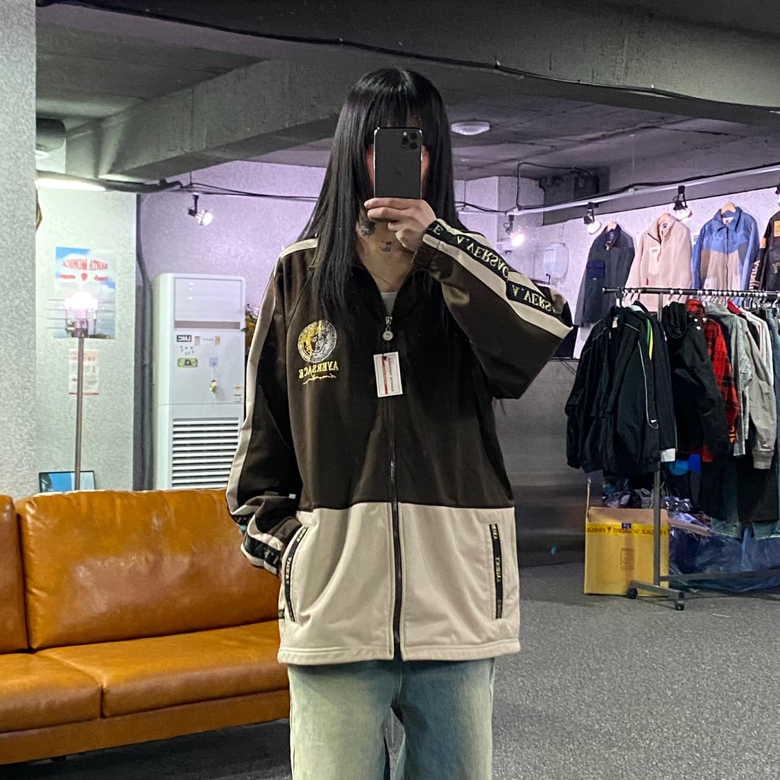 알프레도 베르사체 올드스쿨 메두사 트랙탑 져지  B4382  상품이미지1