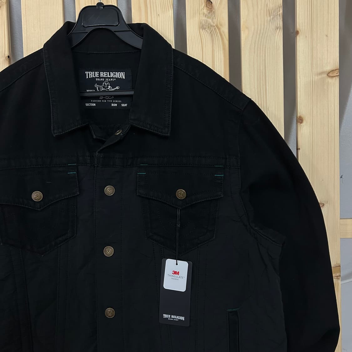 (XL) 트루릴리전 블랙 데님자켓 상품이미지2
