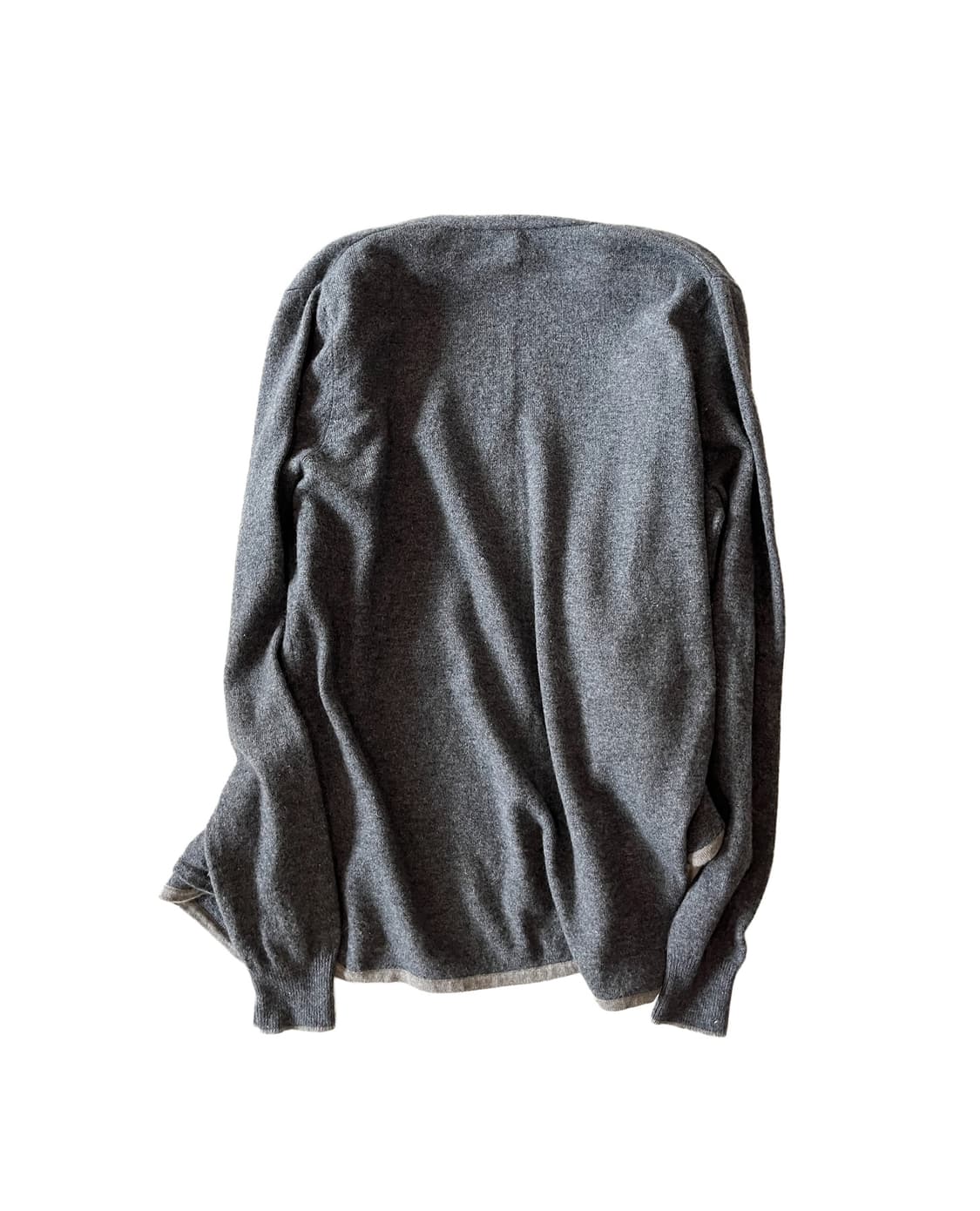 JIL SANDER wool drape cardigan grey 상품이미지2