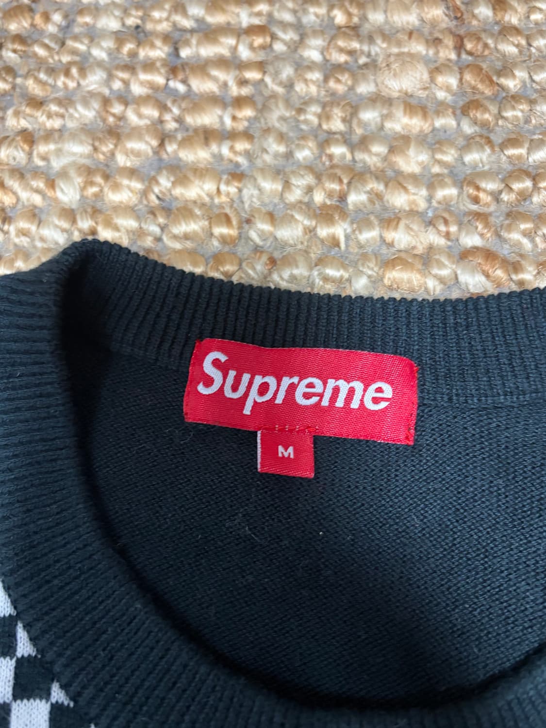 슈프림 Supreme Checkerboard Knit  M 상품이미지3