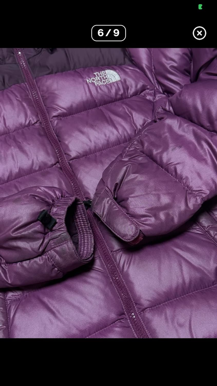 (택포) 노스페이스 보라색 경량패딩 상품이미지7