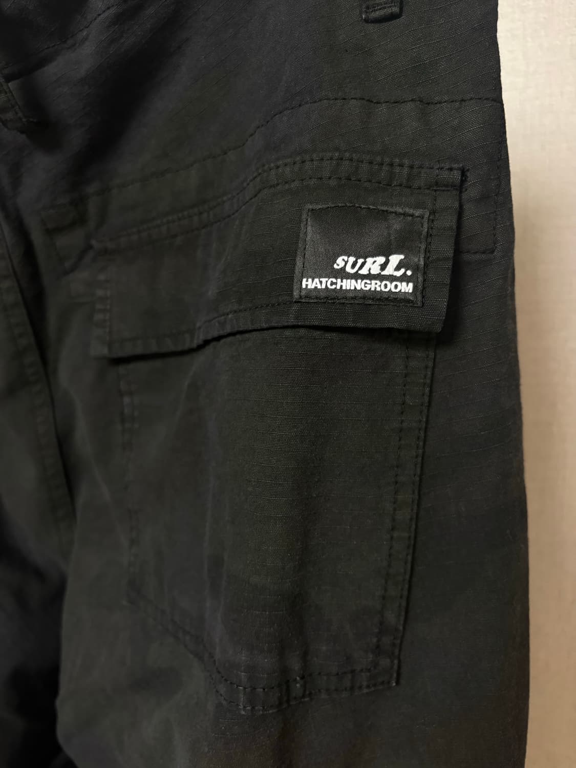 해칭룸xsurl 카모팬츠 블랙 3사이즈 팝니다! 상품이미지3