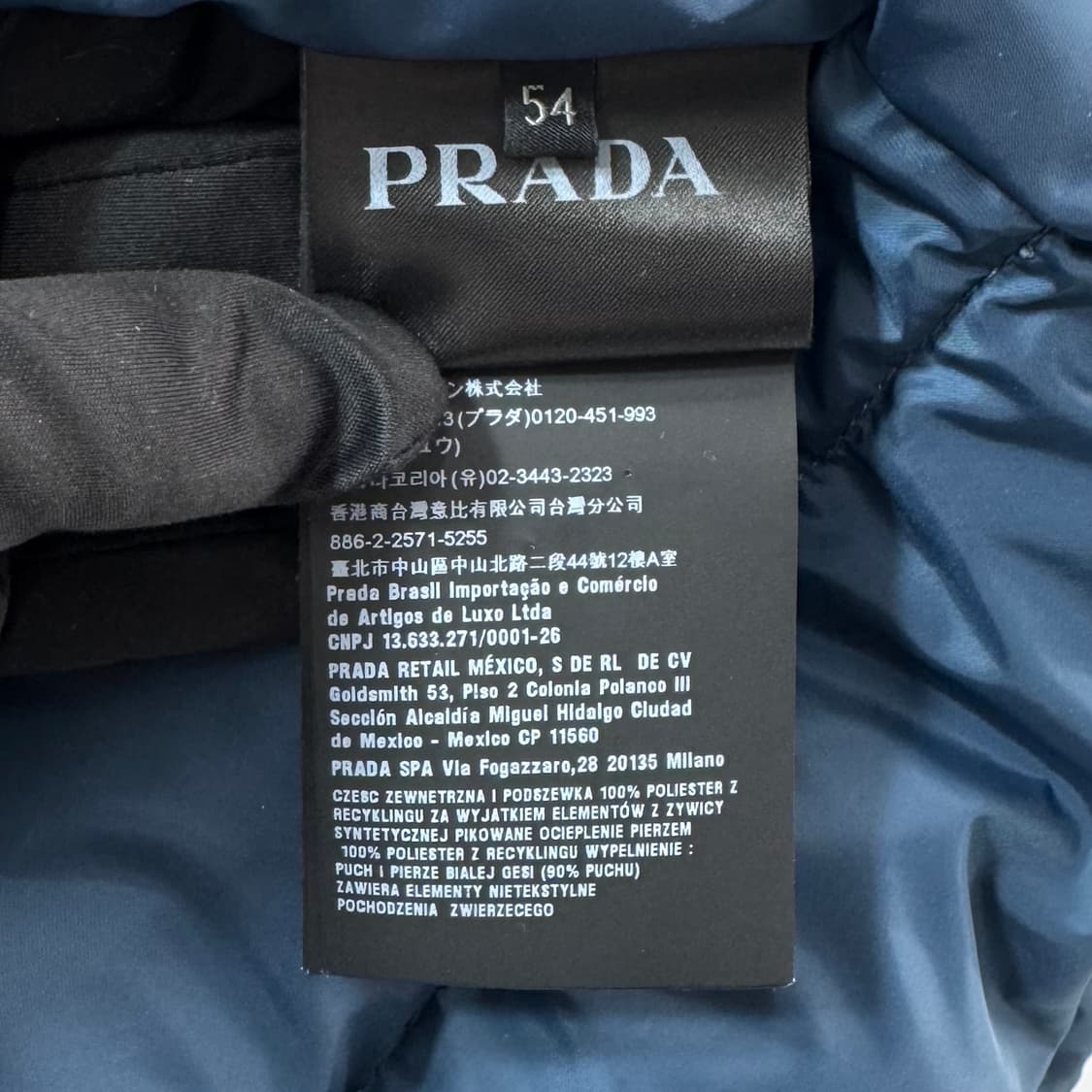 [54사이즈] 프라다 삼각로고 조끼 패딩 베스트 (SGJ191) 상품이미지9