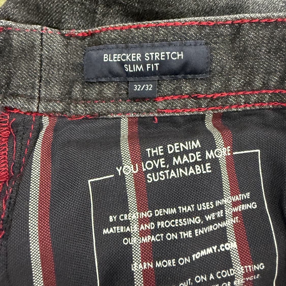 (30)타미힐피거 Tommy hilfiger 흑청데님팬츠 상품이미지5