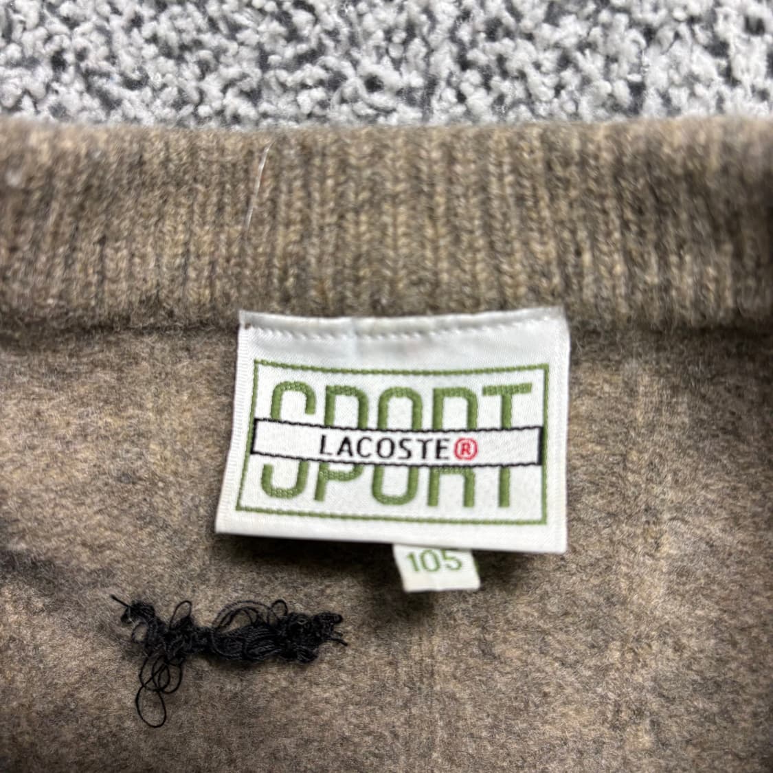 라코스테 스포츠 체크 니트 스웨터 상품이미지3