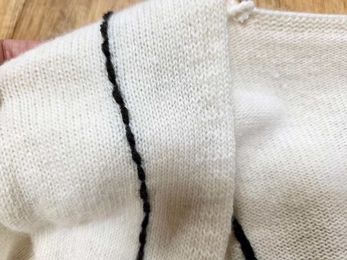 유즈(YUSE) 스티치 볼레노 니트가디건 55-66 상품이미지3