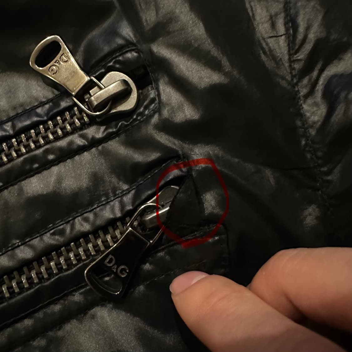 00s 돌체앤가바나 멀티지퍼 자켓 상품이미지4