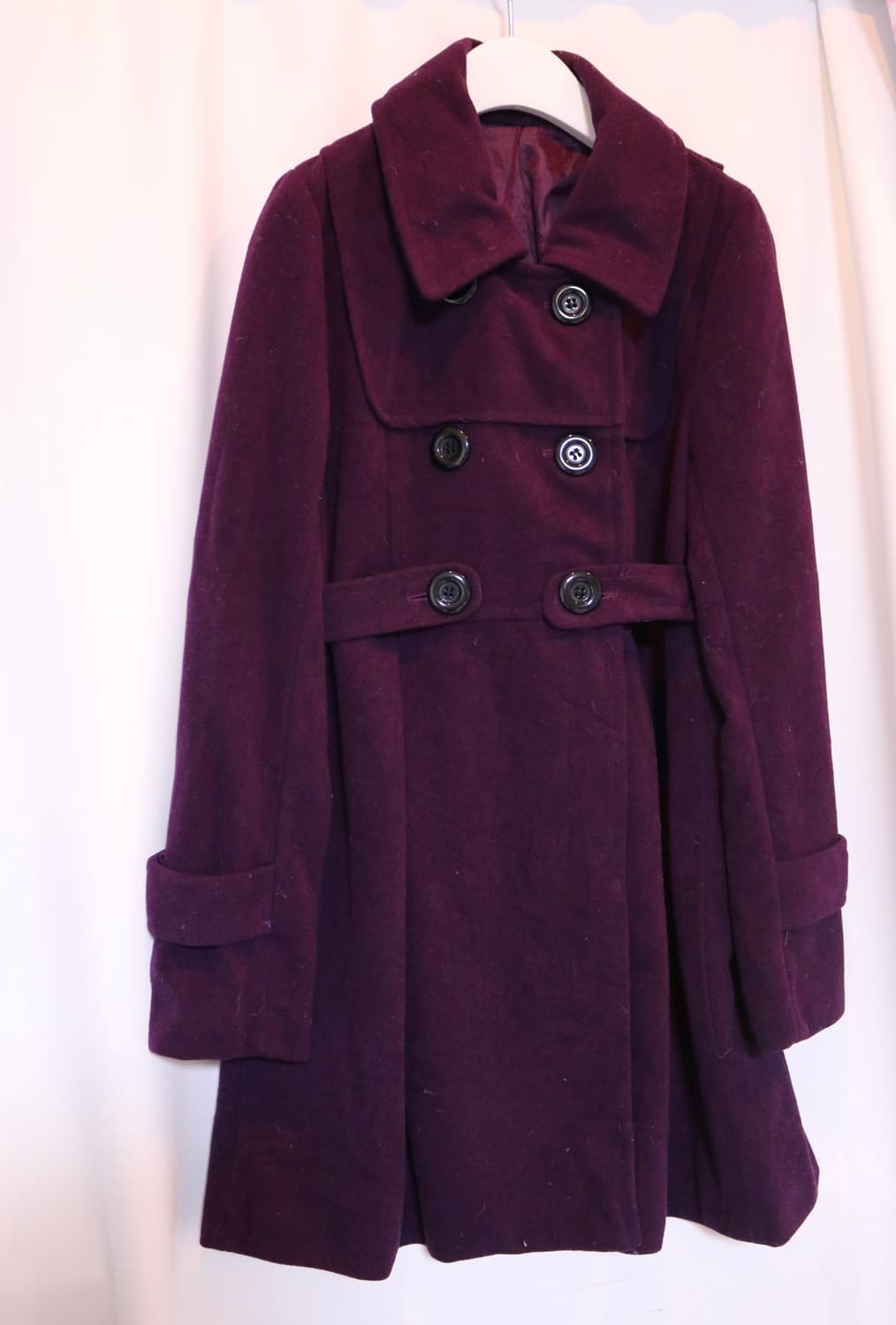 갸루 퍼플 코트 상품이미지2