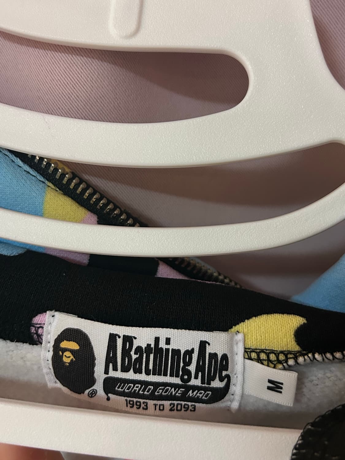 Bape 베이프 뉴 멀티 카모 세컨드 샤크 풀 집 후드집업 블랙 [m] 상품이미지4