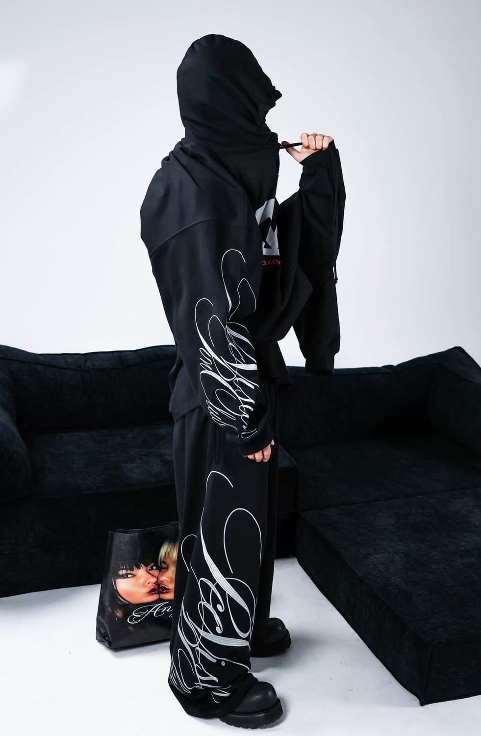 Scriptline Wide Track Pants  상품이미지4