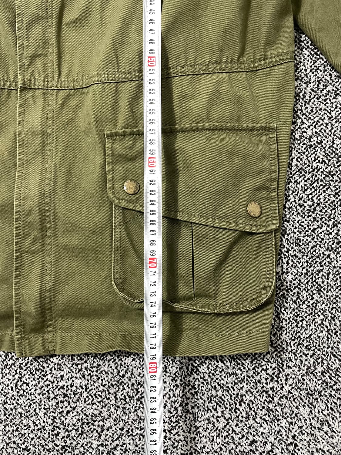 빈티지9. 컨버스 밀리터리 카키 야상 멀티포켓 퍼티그 자켓 점퍼 상품이미지7