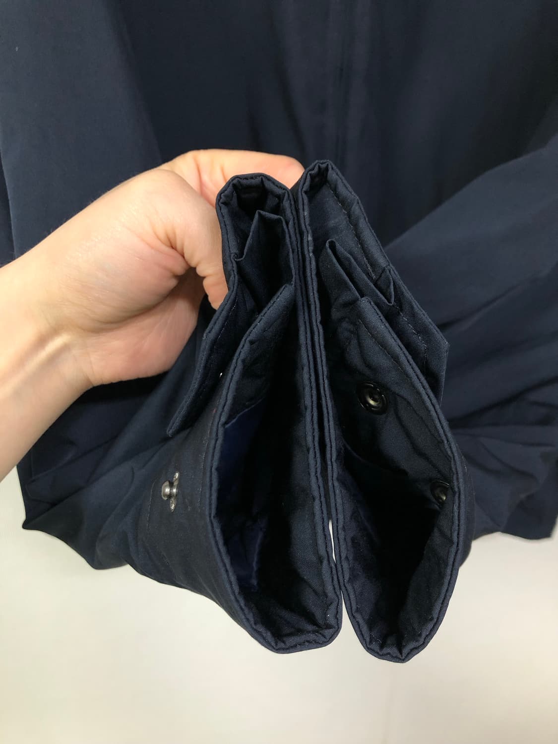 폴로 남성 퀼팅 플리스 안감 폴리쉘 블루종 바라쿠타 자켓 _ 네이비 상품이미지5