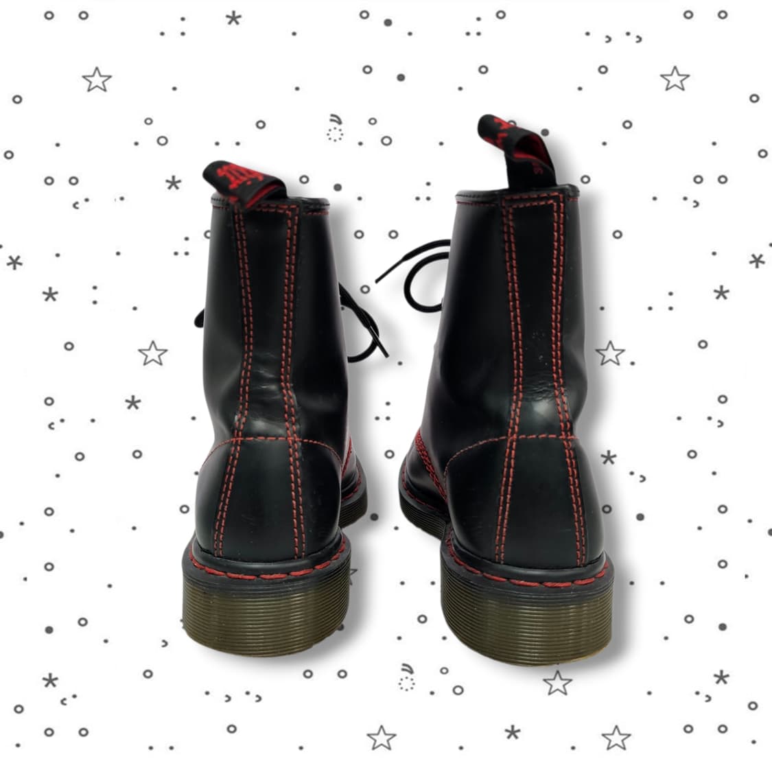 37 Dr.Martens 닥터마틴 레드 스티치 8홀 상품이미지4